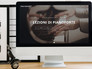 Creazione sito web professionale lezioni pianoforte Ravenna - Sito insegnante pianoforte Ravenna - Sito web insegnante musica Ravenna - Creazione siti web Ravenna